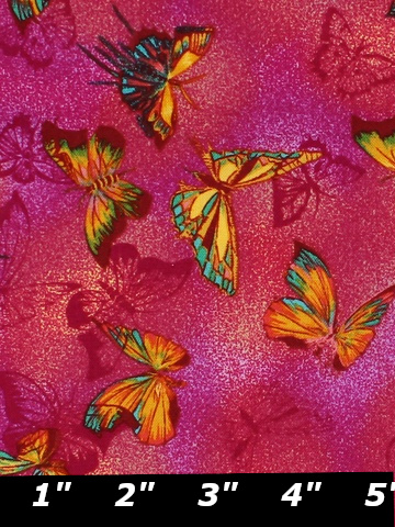 5″ by 108″ Strips of Butterflies