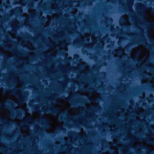 108" Navy Faded Floral