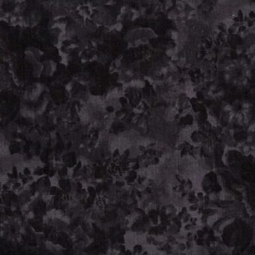 108″ Black Faded Floral