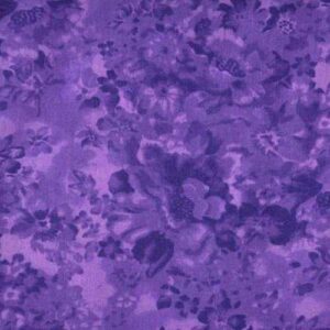 108" Purple Faded Floral