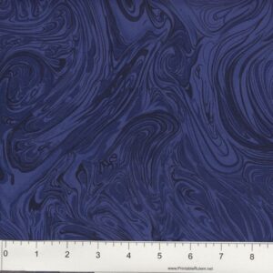 108" Navy Blue Marbleicious