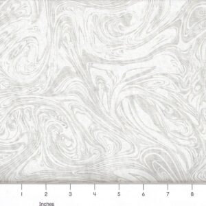 108" White Marbleicious