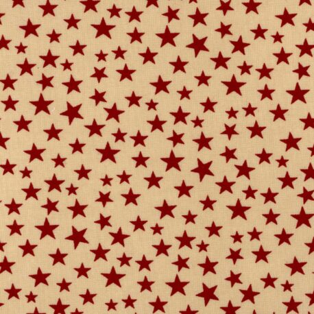 49188-A03 sm red stars on cream