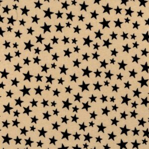 108" Small Blue Stars on Cream