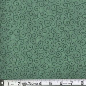 108" Curly-Q Green