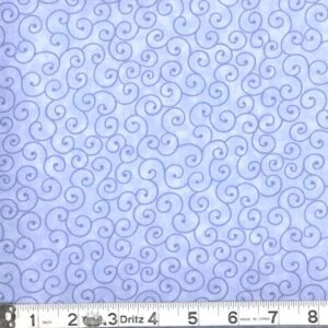 108" Curly-Q Light Blue