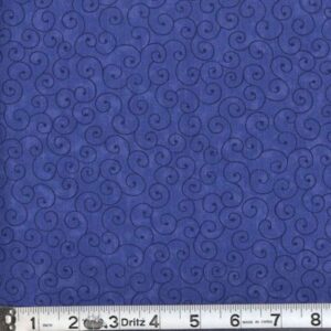 108" Curly-Q Navy