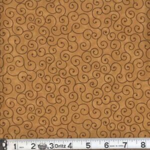 108" Curly-Q Taupe