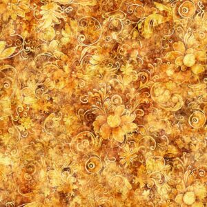 108" Queen Gardens Gold