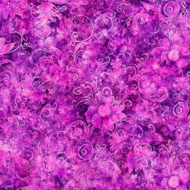 108″ Queen Gardens Light Purple