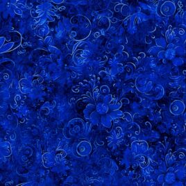 108″ Queen Gardens Navy