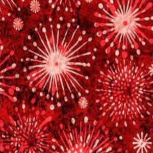 108" Patriotic Red Star Burst