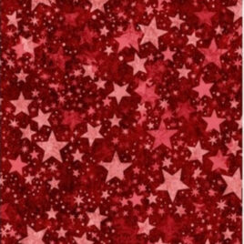 108″ Patriotic Stars on Red