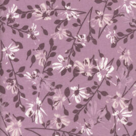 108″ Flowers on Soft Purple Flannel