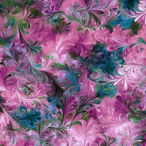 108" Fantasia Rose Turquoise